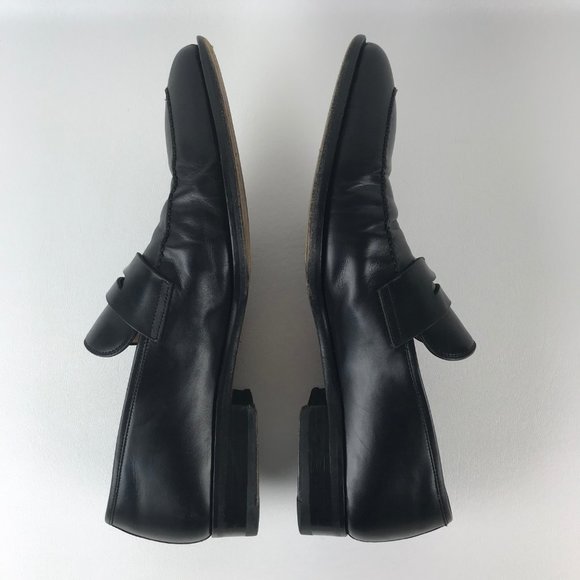 Magnanni Black Leather Penny Loafers Spain Sz 13 main image 4